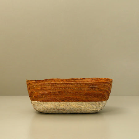 Makaua Palm Leaf Oval Bread Basket / Trigo