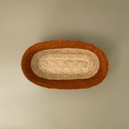 Makaua Palm Leaf Oval Bread Basket / Trigo