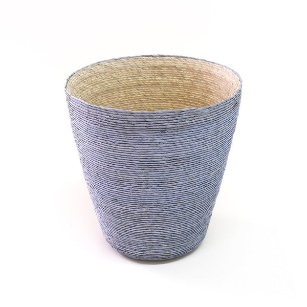 Makaua Palm Leaf Conical Basket / Cielo
