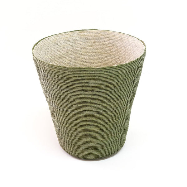 Makaua Palm Leaf Conical Basket / Aceituna
