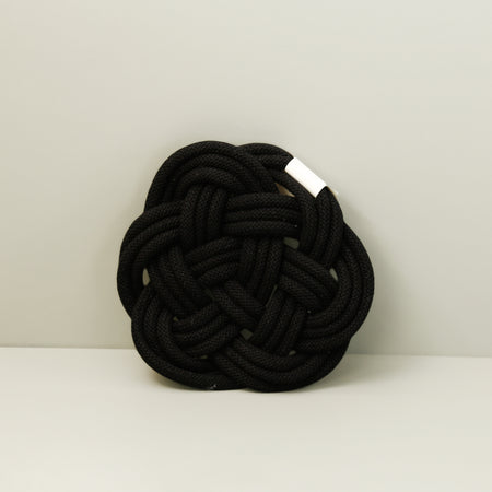 Rope Knot Trivet / Black