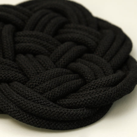 Rope Knot Trivet / Black