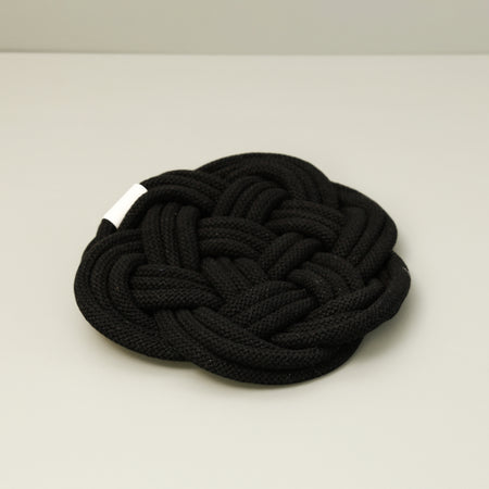 Rope Knot Trivet / Black