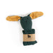 Bunny Organic Cotton Lovey Blanket / Dark Green