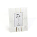 Marble & Brass Lines Picture Frame / 4" x 6"