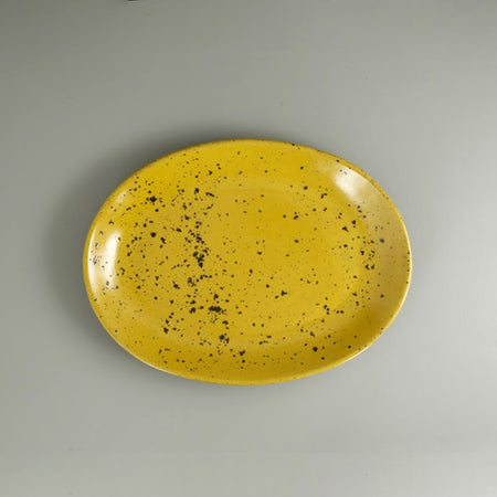 Marcus Oval Serving Platter/ Chartreuse