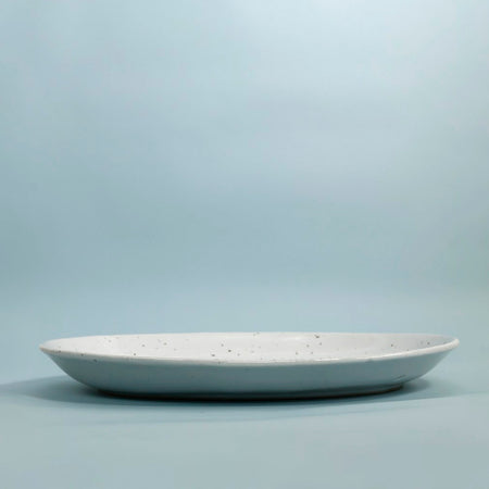 Marcus Oval Serving Platter/  White Salt Glaze