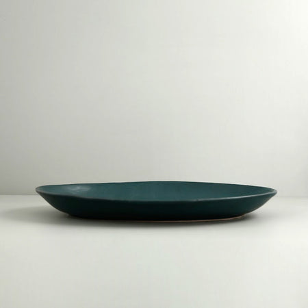 Marcus Oval Serving Platter/ Midnight Teal