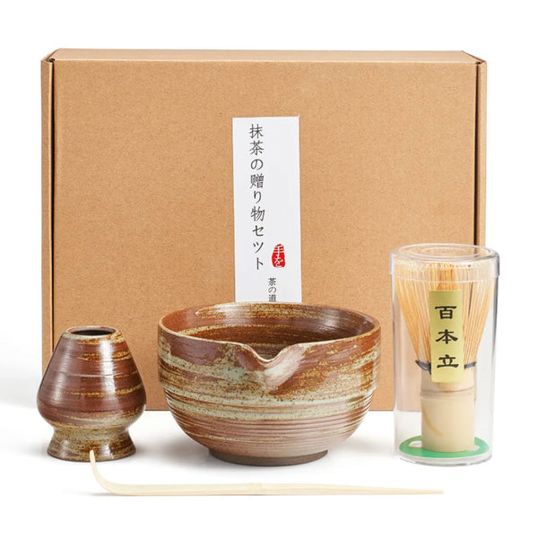 Japanese Matcha Set / Brown