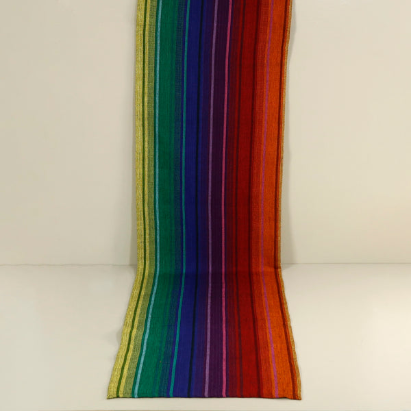 Mayamam Stripe Table Runner / Rainbow 12" x 82"