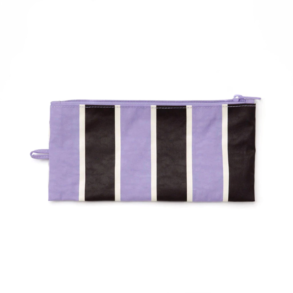Baggu Flat Medium Zip Pouch / Candy Stripe