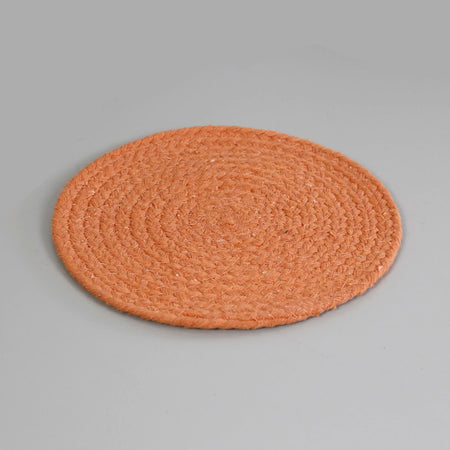 Mabelle Woven Cotton Trivet / Melon