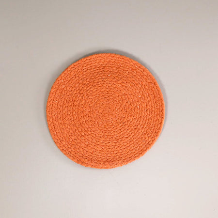 Mabelle Woven Cotton Trivet / Melon