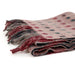 Merino Wool Scarf / Check Lilac Multi