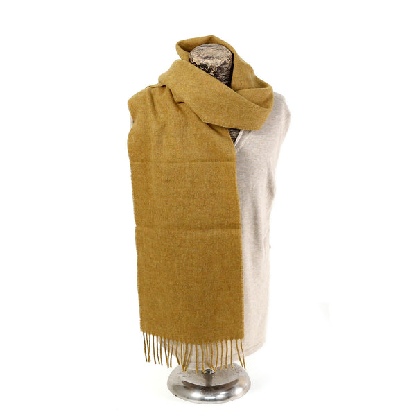 Merino Wool Scarf / Gold