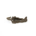 Rustic Cast Iron Dog Hook / Gray