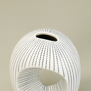 Mini Artura Vase / Blue Dash