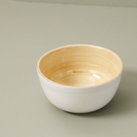 Bamboo Mini Bowl / White