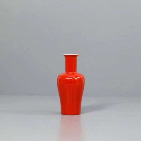 Mini Vase / Coral Red