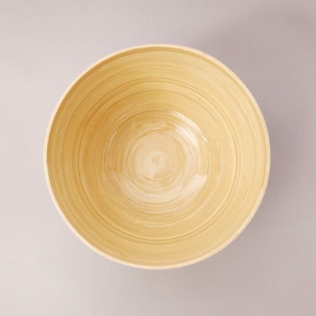 Bamboo Mixing Bowl / White