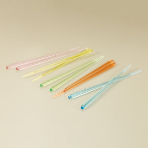 Rainbow Acrylic Chopsticks / Set of 5 Pair
