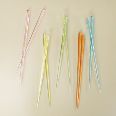 Rainbow Acrylic Chopsticks / Set of 5 Pair