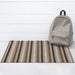 Chilewich Shag Rugs / Even Stripe Mocha
