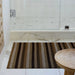 Chilewich Shag Rugs / Even Stripe Mocha