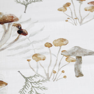 Wild Mushrooms Table Runner / 15" x 72"