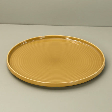 Essential Round Serving Platter / Mustard