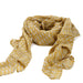 Block Print Cotton Scarf / Matta Mustard