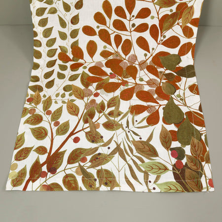 Linen Table Runner / Foliage 19" x 58"