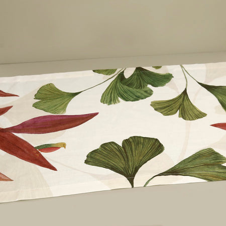 Linen Table Runner / Woody 19" x 59"