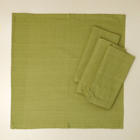 Green Grass Cotton Napkins / 4pc