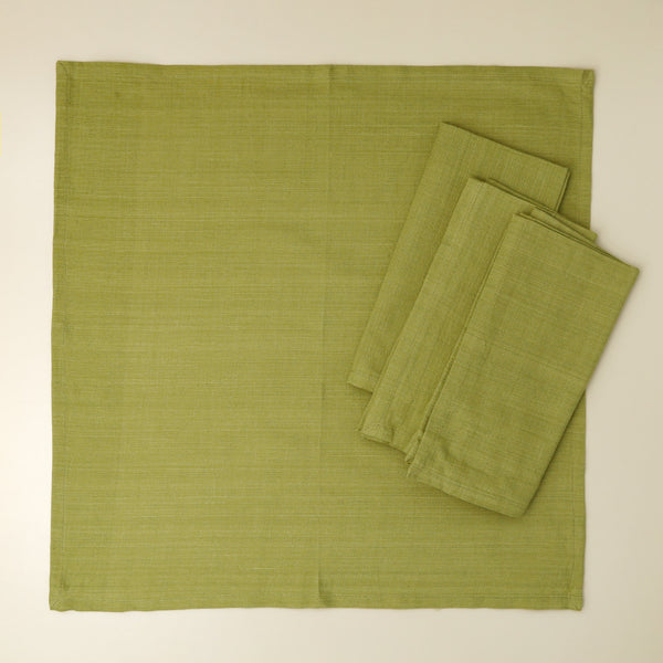 Green Grass Cotton Napkins / 4pc