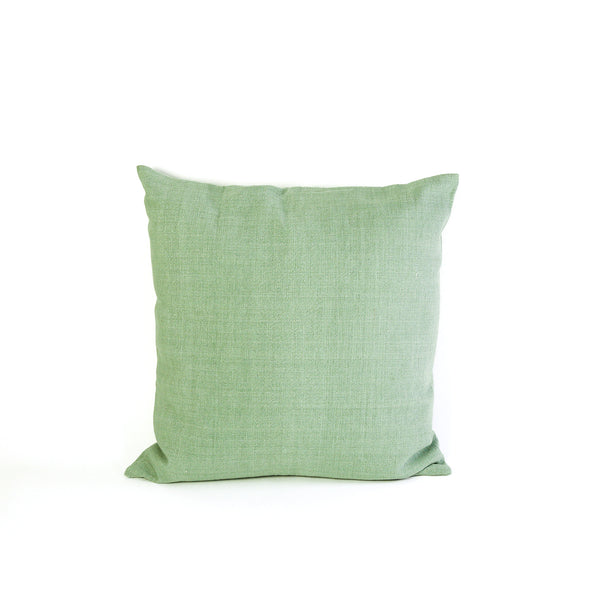 Solid Cotton Pillow / Celery