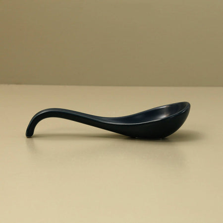 Ceramic Soup Spoon / Navy