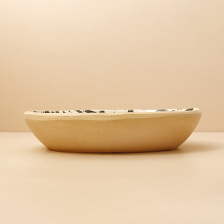 Medium Nested Oval Bowl / Black / Aspen