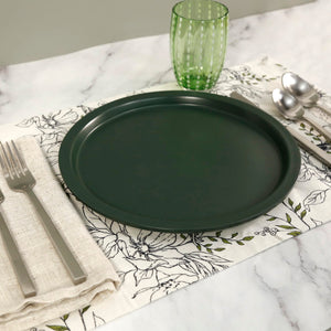Neu Dinner Plate / Forest Green