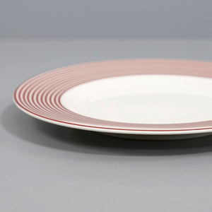 Caskata Salad Plate / Newport Stripe Red