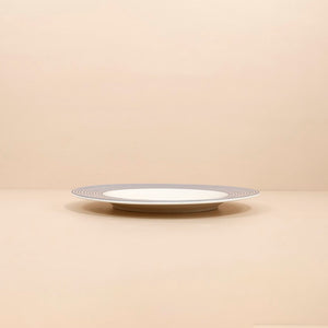 Caskata Salad Plate / Newport Stripe Blue