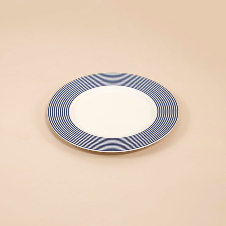 Caskata Salad Plate / Newport Stripe Blue