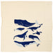 Noon Designs Organic Kitchen Towel / Whales