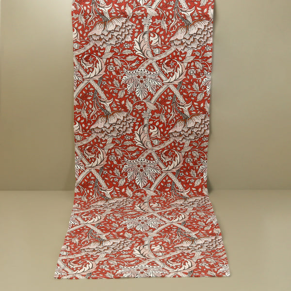 William Morris Linen Table Runners / Windrush Red