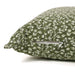 Loren Block Print Linen Pillow / Olive Green