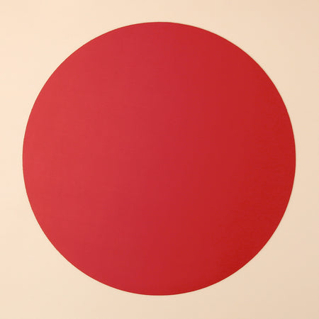 Novotela Shimmer Round Placemat / Red