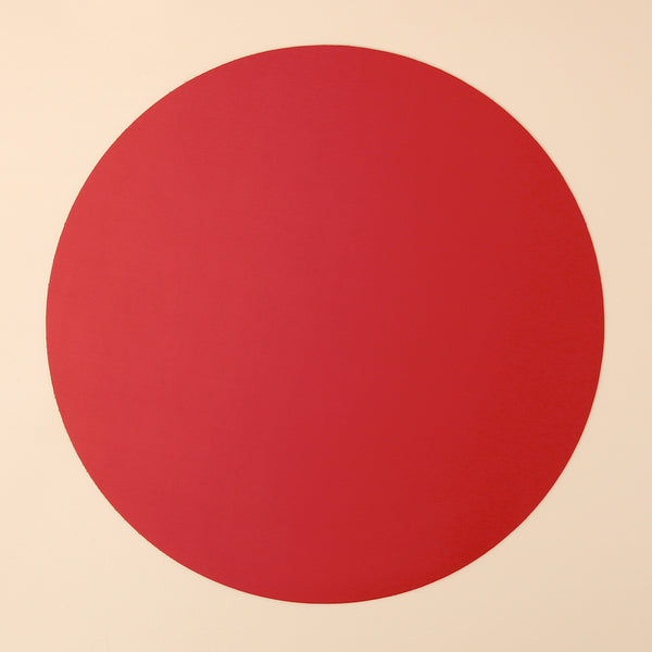Novotela Shimmer Round Placemat / Red