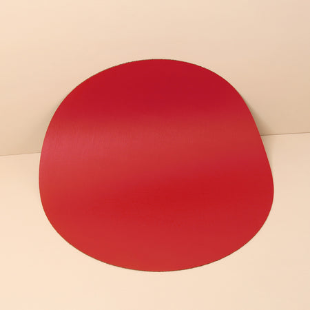 Novotela Shimmer Round Placemat / Red