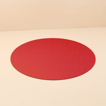 Novotela Shimmer Round Placemat / Red