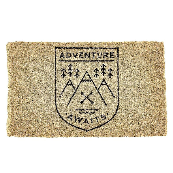 Coconut Fiber Doormat / Adventure Awaits